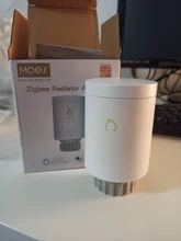 Tuya-Válvula termostática programable ZigBee 3.0, para radiador inteligent, se puede controlar a través de la voz con Alexa
