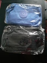 Bolso de mano con 3 cremalleras para mujer, Cartera de marca de carteras, monedero para llaves y tarjetas, monedero corto de lona para mujer y Niña