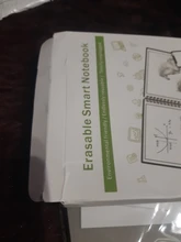 Bloc de notas de papel reutilizable, libreta inteligente borrable, con forro, para usar con bolígrafo, diario de oficina, para dibujo escolar, regalo