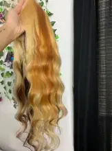 Peluca de encaje Frontal transparente de 13x6 Hd para mujer, postizo de encaje Frontal, color marrón, Rubio 613, Remy brasileño completo, color negro, predespuntado, 360