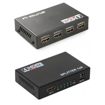 

HDMI 1x4 Full HD splitter 1 input 4 outputs compatible 1080P HDTV y 3D