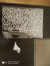 Cutting-Dies Die-Cuts Album Decorative-Crafts Diy Scrapbooking Embossing Metal 26-Letters