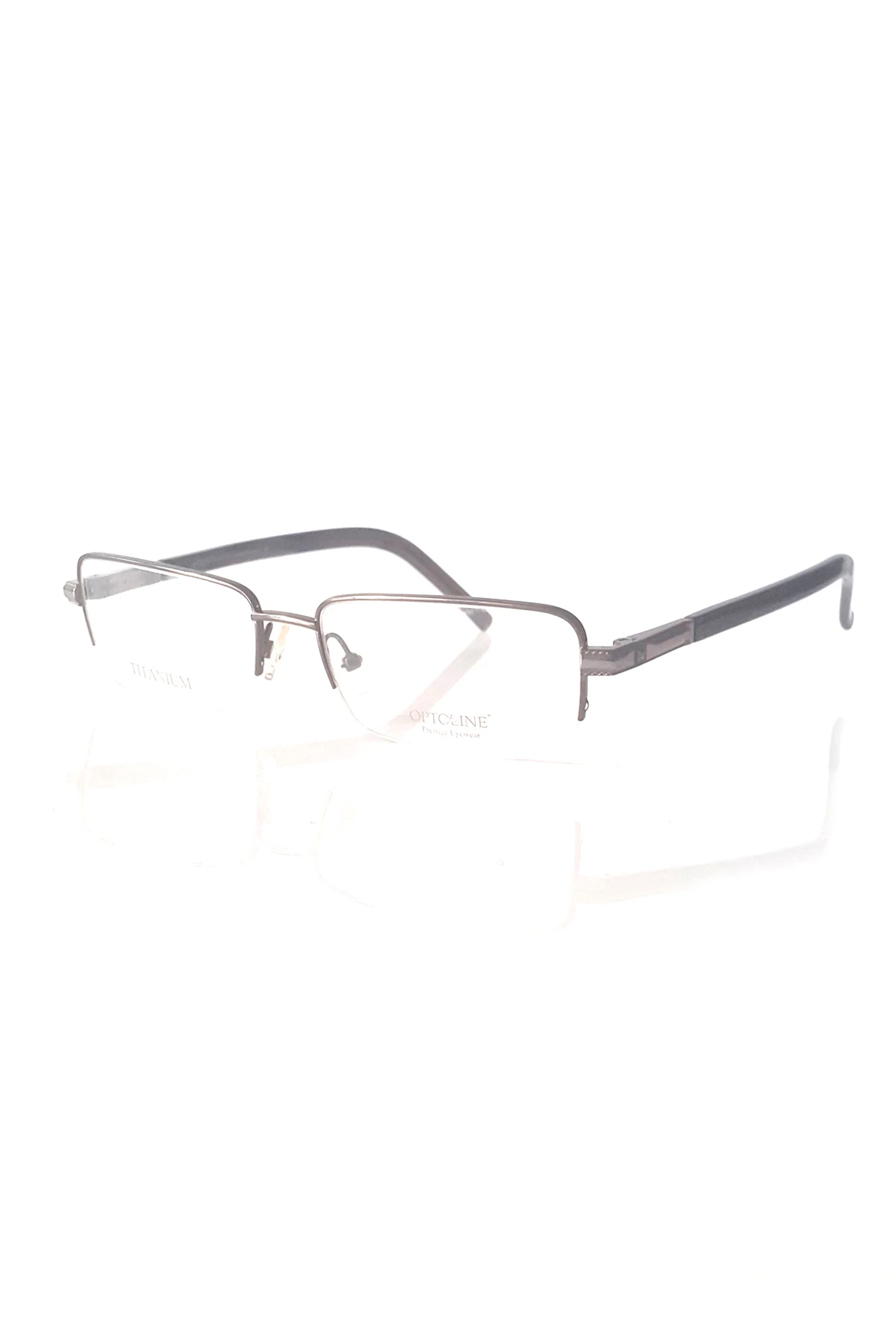 

Male Image glasses f-s 3737 gun titanium optical demo Glass 52 -- optoline