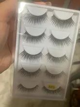 Pestañas postizas 3D de visón, pestañas largas y esponjosas hechas a mano, utensilios de maquillaje para ojos G806, 5 pares