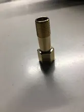 Thread Connector Fitting-Adapter Nipple-Pipe Brass Water-Fuel BSP Male-To-Female Coupler