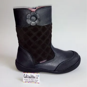 

Boots gray leather for girl, Pablosky