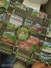 Mapa de tráfico de ciudad para niños, Alfombra de juego de escalada, Alfombra de 83x58CM