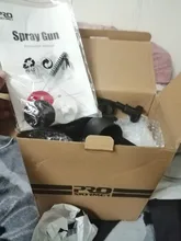 PROSTORMER-Pistola de pulverización eléctrica de 600W, 4 tamaños de boquilla, 1000ml, pulverizador de pintura HVLP para el hogar, control de flujo, aerógrafo, pulverización fácil