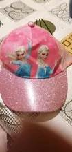 Disney congelado Elsa Anna chicos sombrero chico chica Hip Hop gorras congelados Marvel Mickey Minnie Mouse bebé gorras Anime regalo de figura juguetes 2-8Y