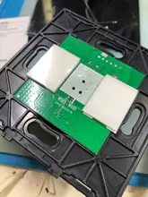 EsooLi-Interruptor táctil de cristal para la pared, inalámbrico, con control de voz, material retardante de fuego, compatible con app Tuya y Smart Life, apto para la Unión Europea y Reino Unido