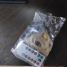 3MX3M LED Curtain Garland on The Window USB String Lights Fairy Festoon Remote Control