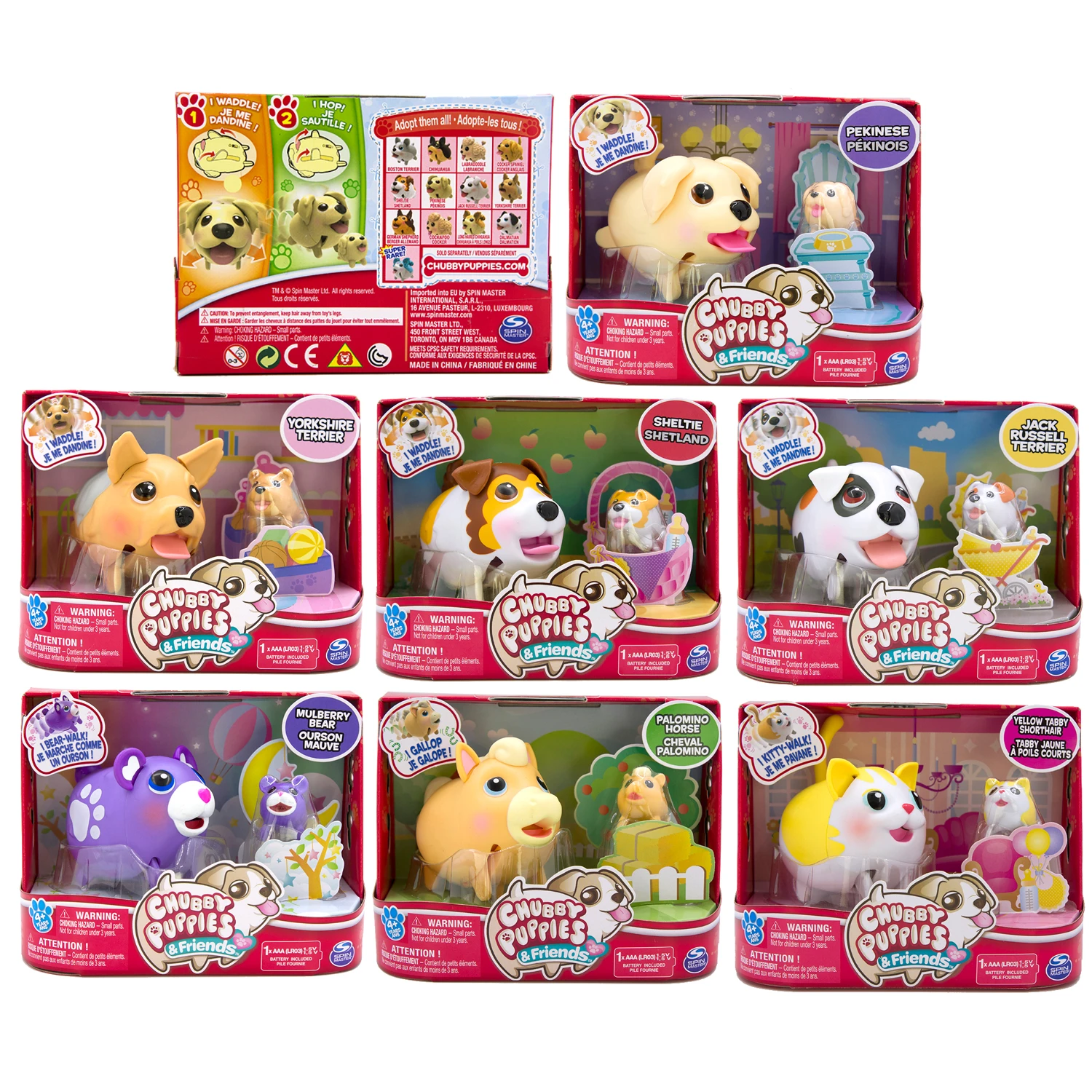 Original Chubby Puppies Friends Children Toys Electronic Dog Pets Girls