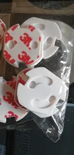 Protector de enchufe de alimentación para niños y bebés, funda de cubierta de clavijas antidescargas eléctricas, material de plástico liso, tamaño de 3.5x3.5 cm, para protección infantil, 10 unidades