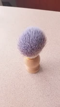 1PC profesional de los hombres brocha de afeitar con mango de madera de Nylon puro para hombres de limpieza de máscara cosméticos herramienta