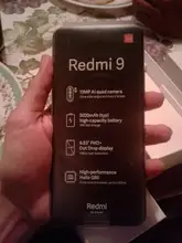 Versión Global Xiaomi Redmi 9 Smartphone 4GB RAM 64GB ROM Helio G80 13MP + 8MP Cámara 6,53 FHD + 5020mAh batería de la batería