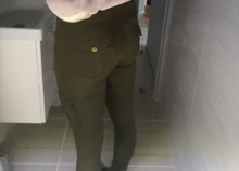 NORMOV-mallas ajustadas de cintura alta para mujer, Leggings elásticos de realce con cuatro bolsillos, para entrenamiento femenino, Fitness, informales, nuevas