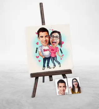 

Personalized Valentine Cartoon Şovaleli Natural Stone-5