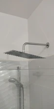 Shower-Accessories Wall-Mounted Bathroom Stainless-Steel Fixed-Pipe Material Chromed