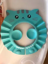 Gorro de ducha ajustable para bebé, gorro de lavado de pelo para recién nacido, protección para las orejas, protector para champú para niños