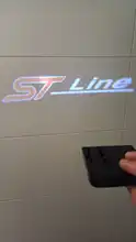 Luces Led inalámbricas para puerta de coche, logotipo láser ST line, luces sombras fantasmales para FORD FIESTA FOCUS MONDEO F-150 FOCUS x vignale st Auto