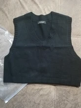 GOPLUS-chaleco tejido cuello pico para mujer, nuevo suéter de primavera y otoño, chalecos cortos informales sin mangas, tejido punto torcido, C9510, 2021