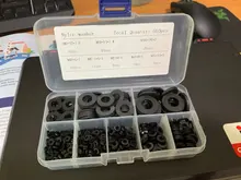 Spacer Washer Gasket-Ring Seals Plastic Flat 500pcs Black White M4 M2.5 M6 M5 M3 M8 M10