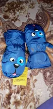 Children Gloves Mittens Waterproof Kids Winter Girls Non-Slip Boy Warm for 1-8Y Velvet