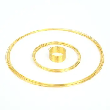 

Wire set with memory, 0,6mm (2 cm, 5,5 cm, 11 cm to 3 turns), 'Astra' (gold)