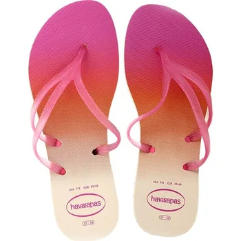 

Havaianas Women Pink Slippers / Woman Flip Flops / Soft Material / Summer Female Slippes for Pool Beach Spa/outdoor Footwear
