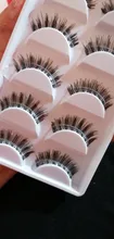 Pestañas postizas de visón Natural y grueso, extensiones de maquillaje, 5 pares