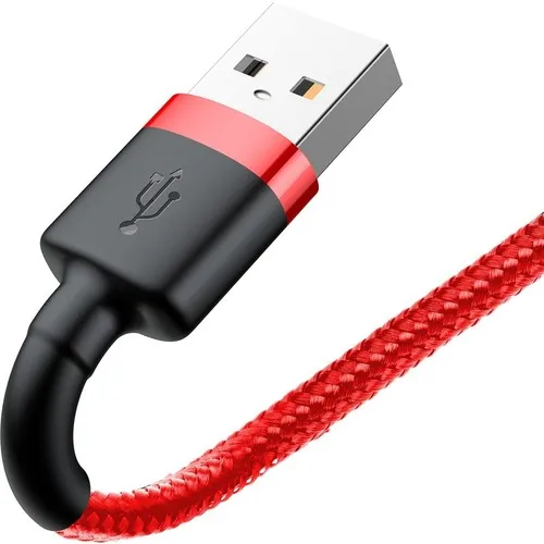 US $22.00 Baseus CATKLFRG1 IPhone Lightning Cable 3M 20A Charging Rope USB Cable Black RedBlack Very Fast