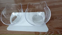 Cat-Bowls Bowl-Supplies Feeders Raised-Stand Double For Cats Dogs Non-Slip with Pet-Food