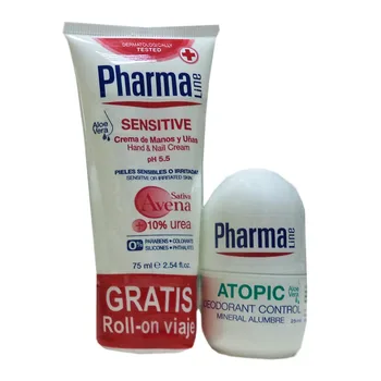

PHARMALINE SENSITIVE cream DE MANOS 75ML + ATOPIC DESODORANTE CONTROL 25ML MUJER