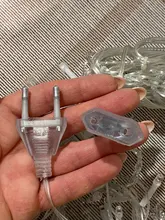 Led-String-Lights Christmas-Snowflakes Holiday Party Waterproof Connectable Wave