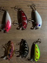 Minnow Jig-Bait Wobbler Fishing-Lure Crankbait-Carp Bass-Pesca Topwater 1PCS 50mm Striped