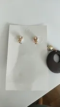 Pendientes con Clip de madera Natural para mujer, aretes sin agujero, pendiente geométrico, moda coreana, regalo de joyería