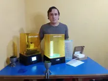 ANYCUBIC-máquina de limpieza de resina 2 en 1 para fotones Mars, lave & Cure 2,0, LCD, DLP SLA, modelos de impresora 3D, curado rotativo UV