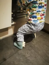 Calcetines de terciopelo Coral para bebé recién nacido de 0 a 36M, calcetines de dinosaurio, de suelo grueso, antideslizantes, cálidos, para dormir