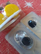 Halloween maquillaje Cosplay Anime de lentes de contacto de Color para ojos Sasuke rojo blanco negro gris marrón multicolor lente 2 unids/par