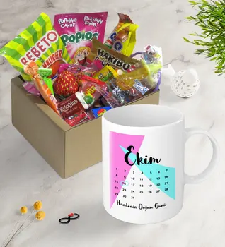 

Personalized Calendar Birthday Nostalgic Lezzetler Mug Set-4