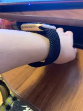 Correa de tela de nailon trenzada para Apple Watch, pulsera elástica de 44mm, 40mm, 38mm y 42mm para iWatch Series 6 SE 5 4 3, 2020