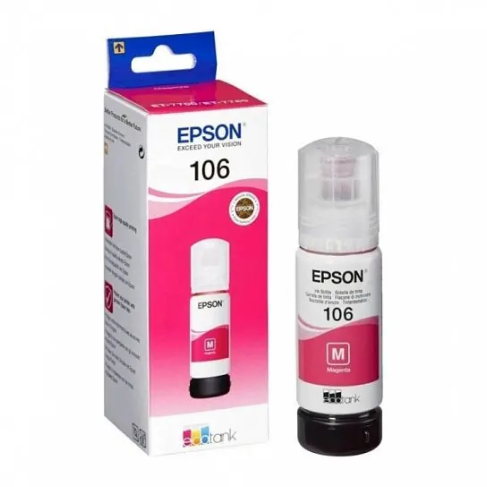 Контейнер с пурпурными чернилами C13T00R340 R340 для Epson L7180 L7160 | Компьютеры и офис