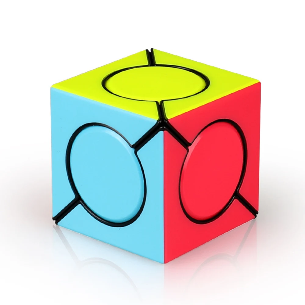 Multi IQ-Cubes FangYuan Skew странной формы 2x2 куб высокоскоростной куб головоломка Волшебные профессиональные обучающие кубики Magicos детские игрушки - Цвет: Multi