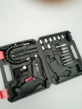 Juego de destornilladores eléctricos, diámetro máximo inalámbrico con taladro eléctrico, Material ABS, herramienta de reparación portátil