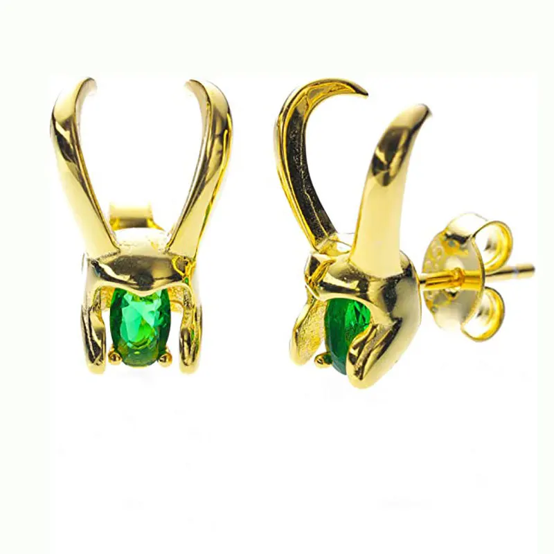 Серьги-гвоздики Loki с супергероями из фильма Два в одном для женщин и мужчин