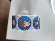 Stickers Box-Labels-Decorations Candy-Bag Merry-Christmas New-Year Elk 500pcs