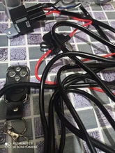 Kit de arnés de cableado para Barra de luz LED de obra, controlador remoto de retransmisión, 180w, 300 vatios, capacidad de carga con interruptor de encendido y apagado de fusible, 12V, 40A