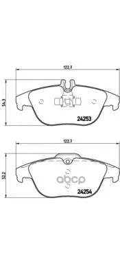 Колодки Тормозные Комплект Brembo P50068 Brembo арт. P50068