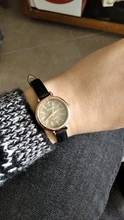 Relojes Retro marrones para mujer, pulsera pequeña de piel, de marca a la moda, 2019