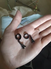 1 Pc pendientes de acero inoxidable de las mujeres de los hombres de moda, Hiphop estilo Rock colgante de Cruz aro Clip en pendientes no-Piercing oreja manguito Clip